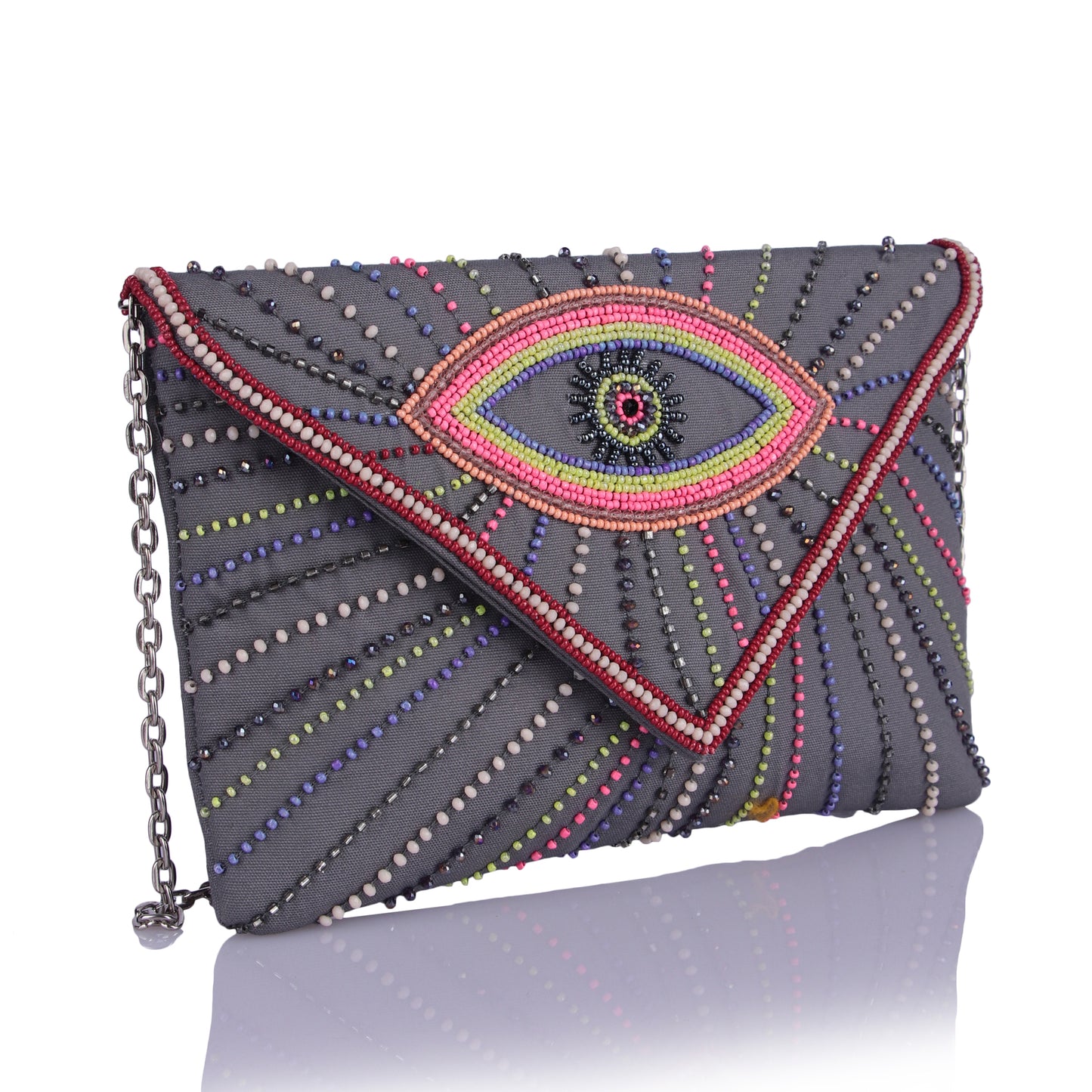 Beady Eye envelope clutch