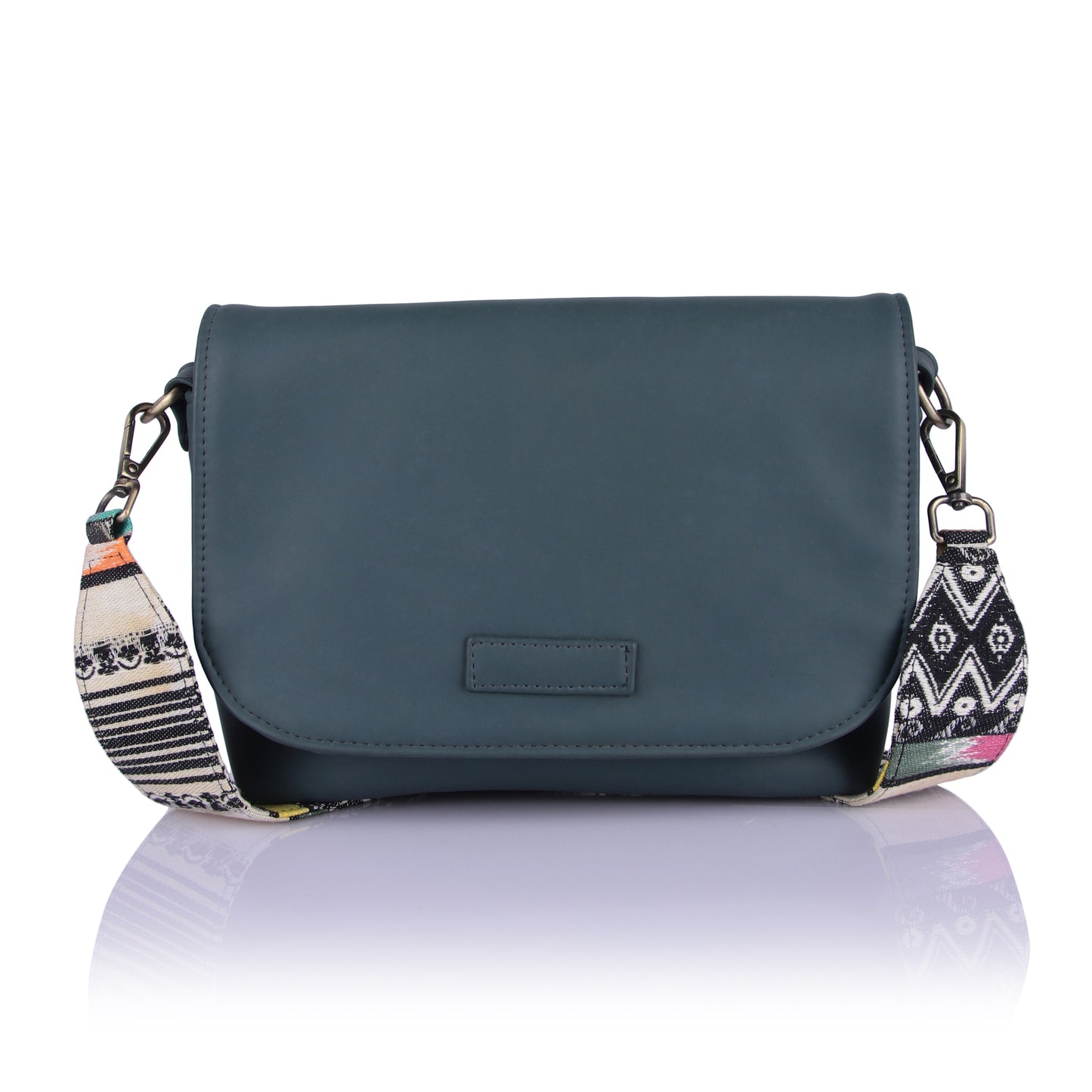 Teal everyday sling bag