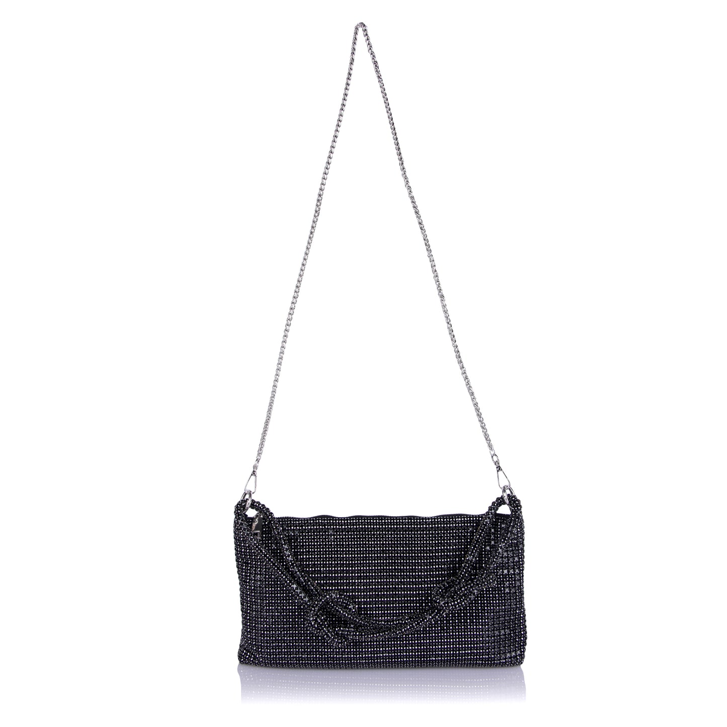 Gun metal grey party bag