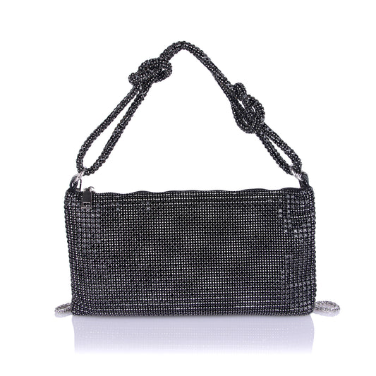 Gun metal grey party bag