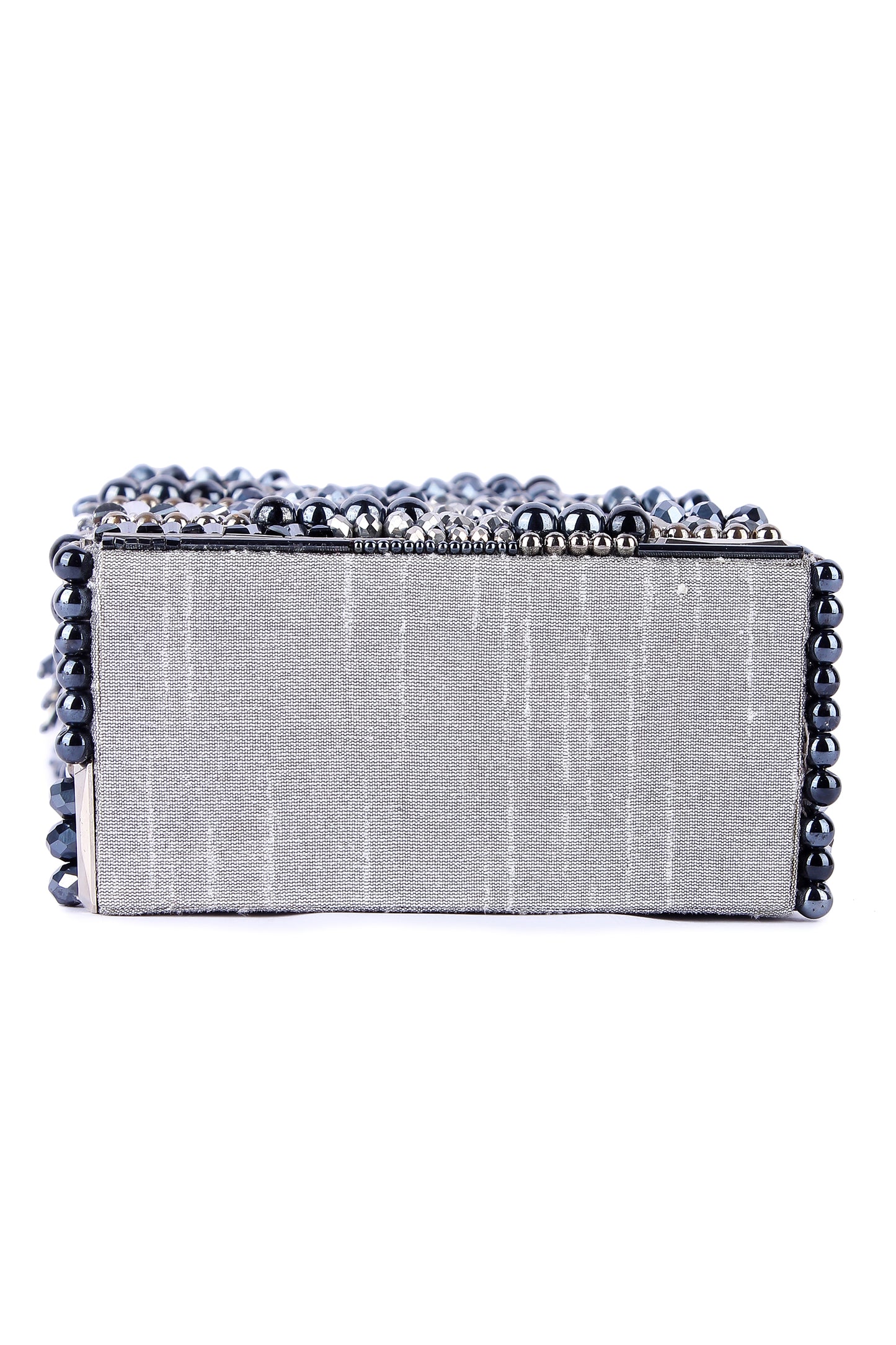 Jhumroo grey clutch