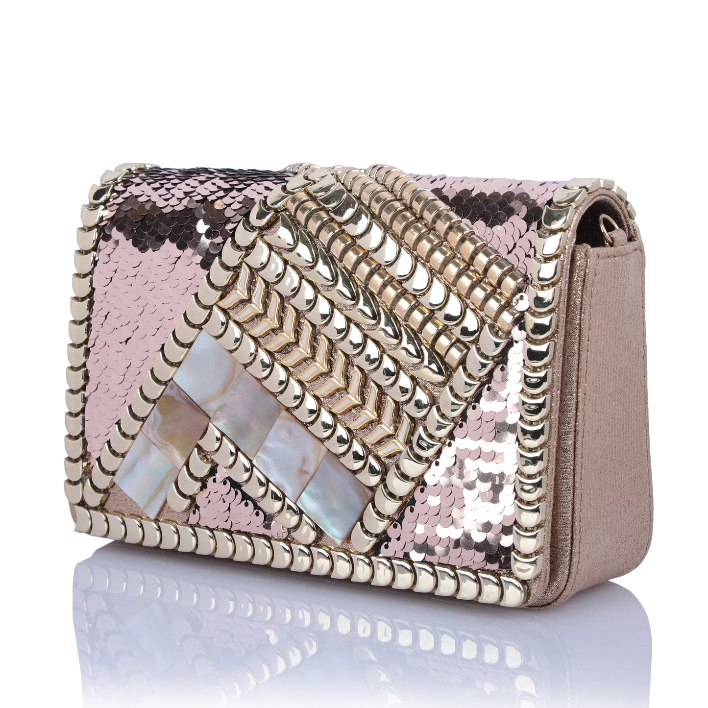 Bijoux bling clutch bag