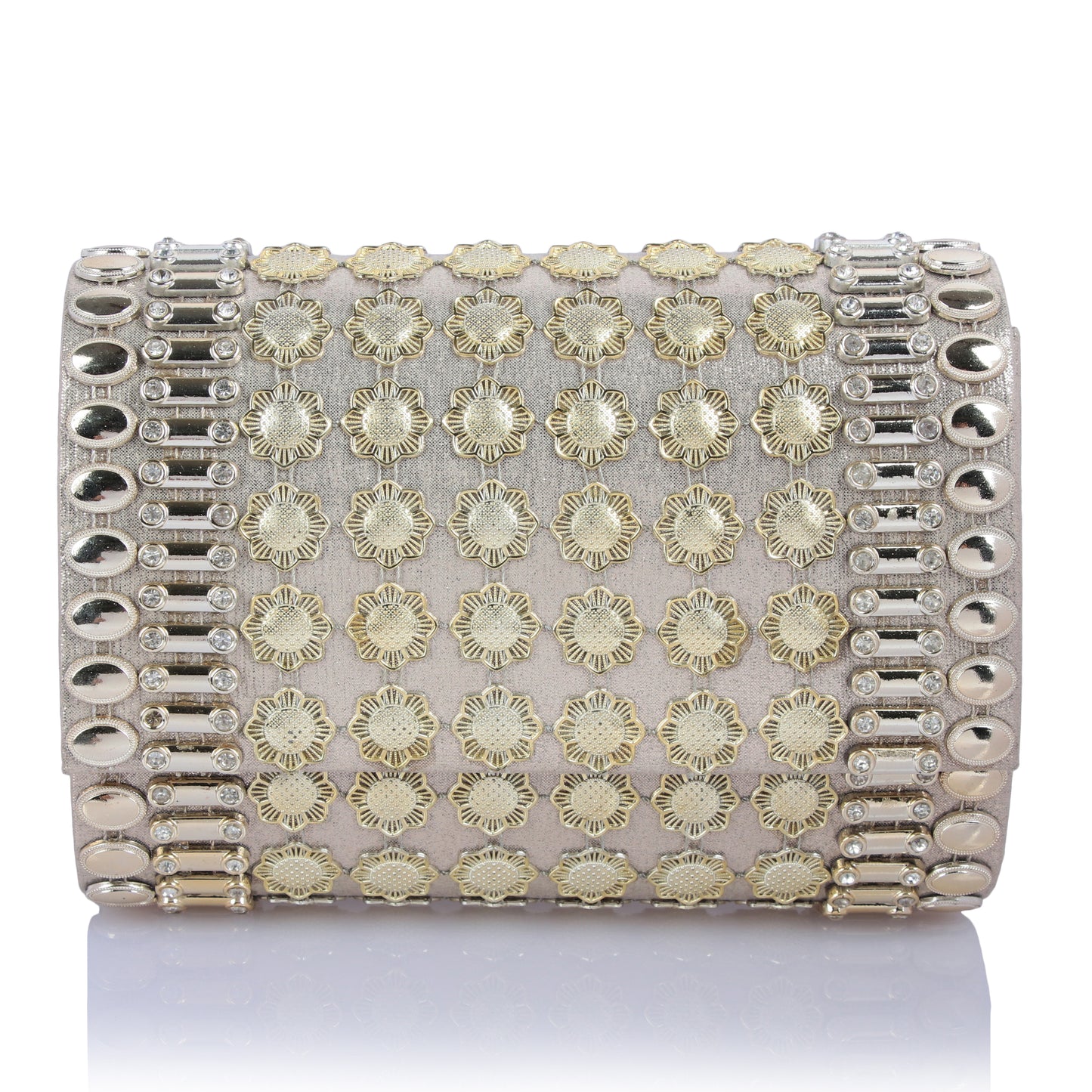 Regal gold clutch