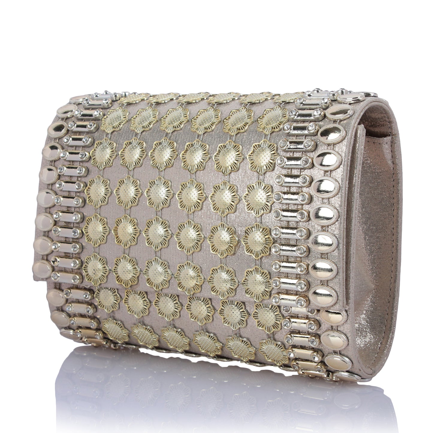 Regal gold clutch