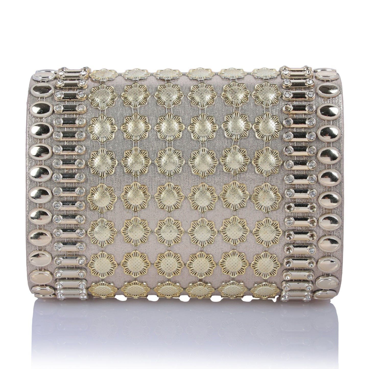 Regal gold clutch