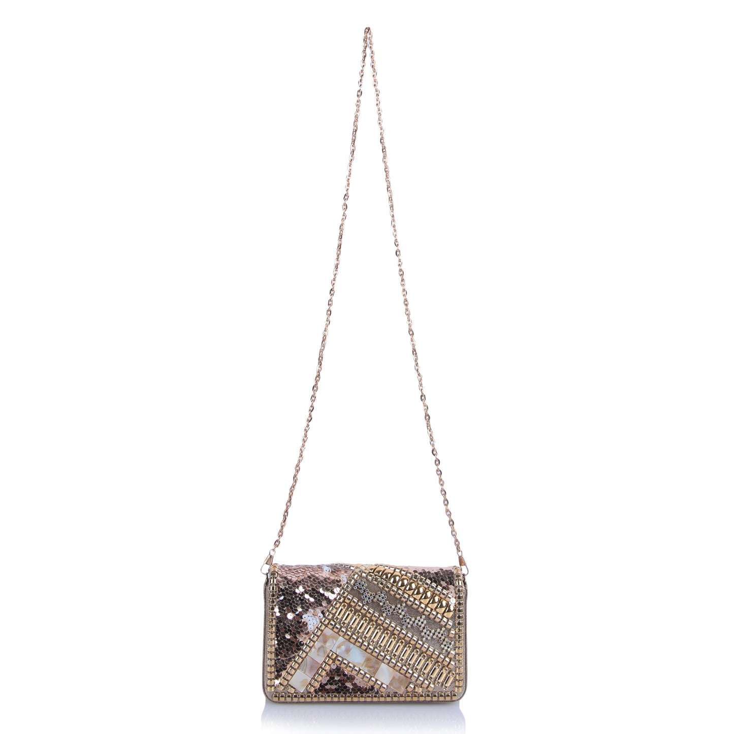 Rose gold bling bag