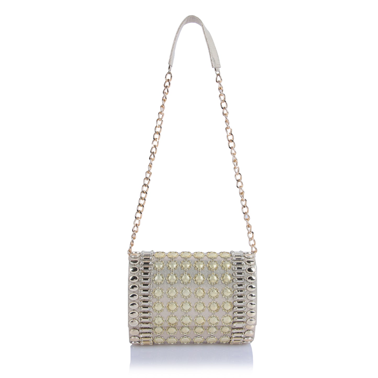 Regal gold clutch