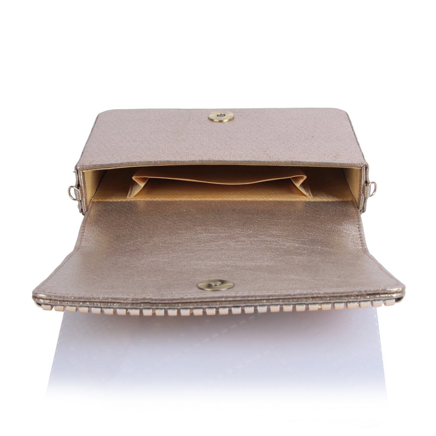 Rose gold bling bag
