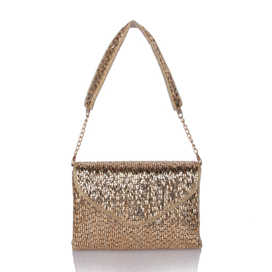 Cleopatra gold clutch