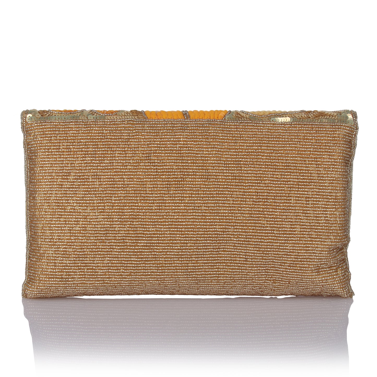 Halo flower clutch