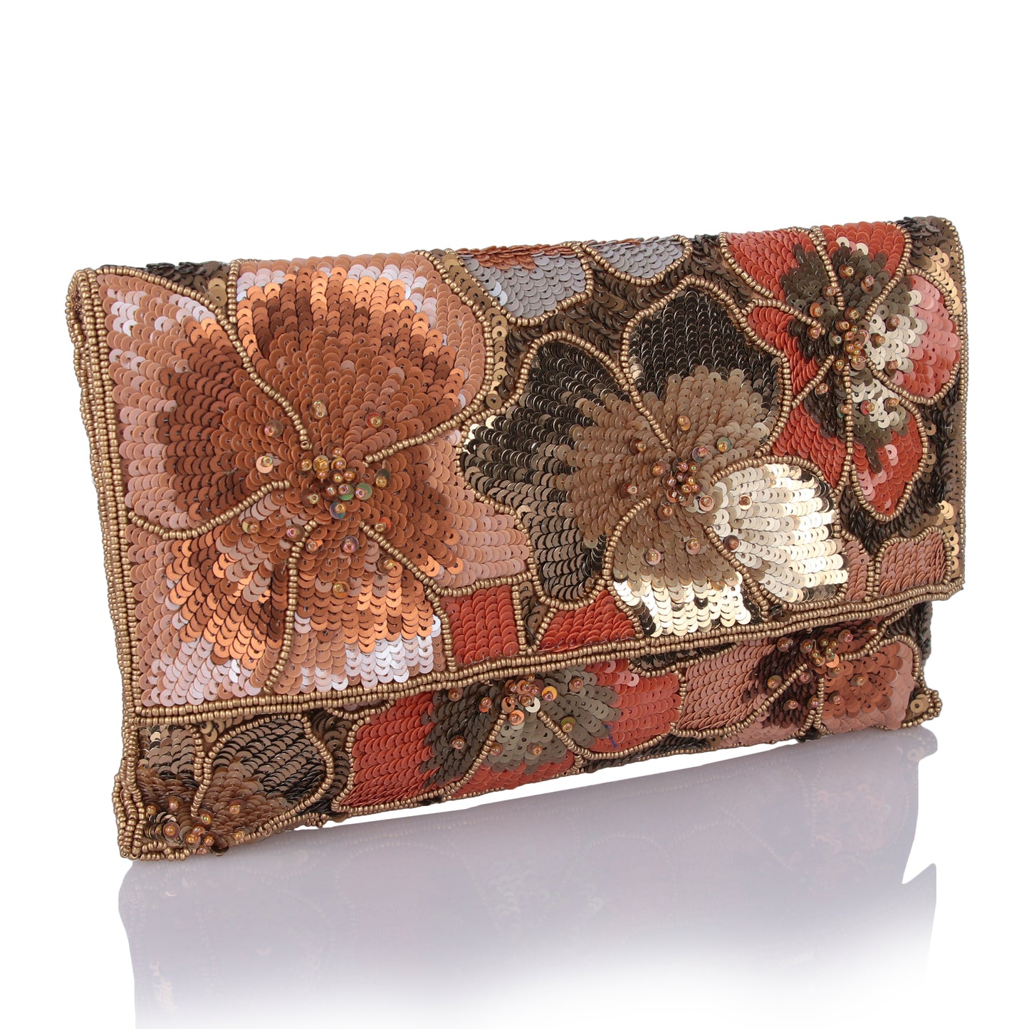 Ember shine clutch