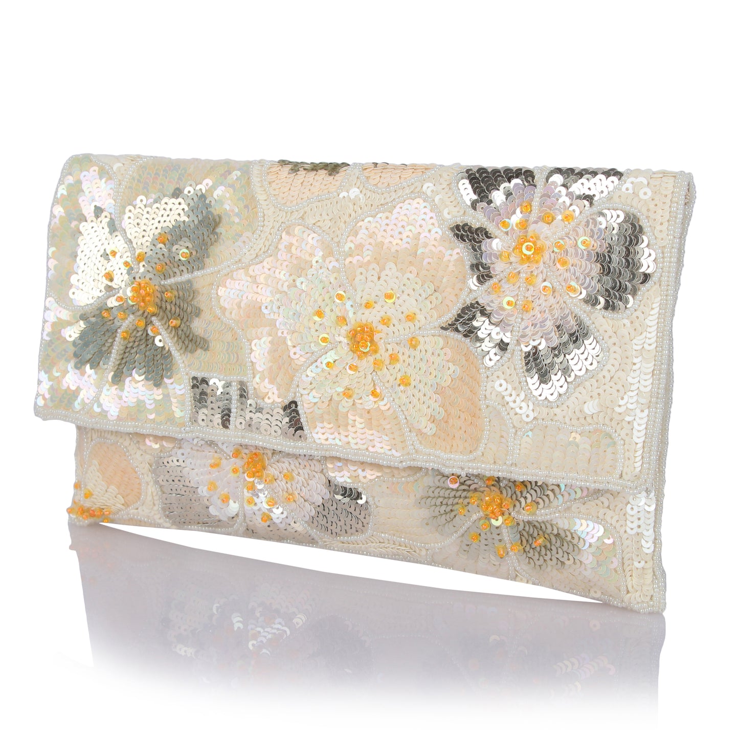 Vanta floral clutch