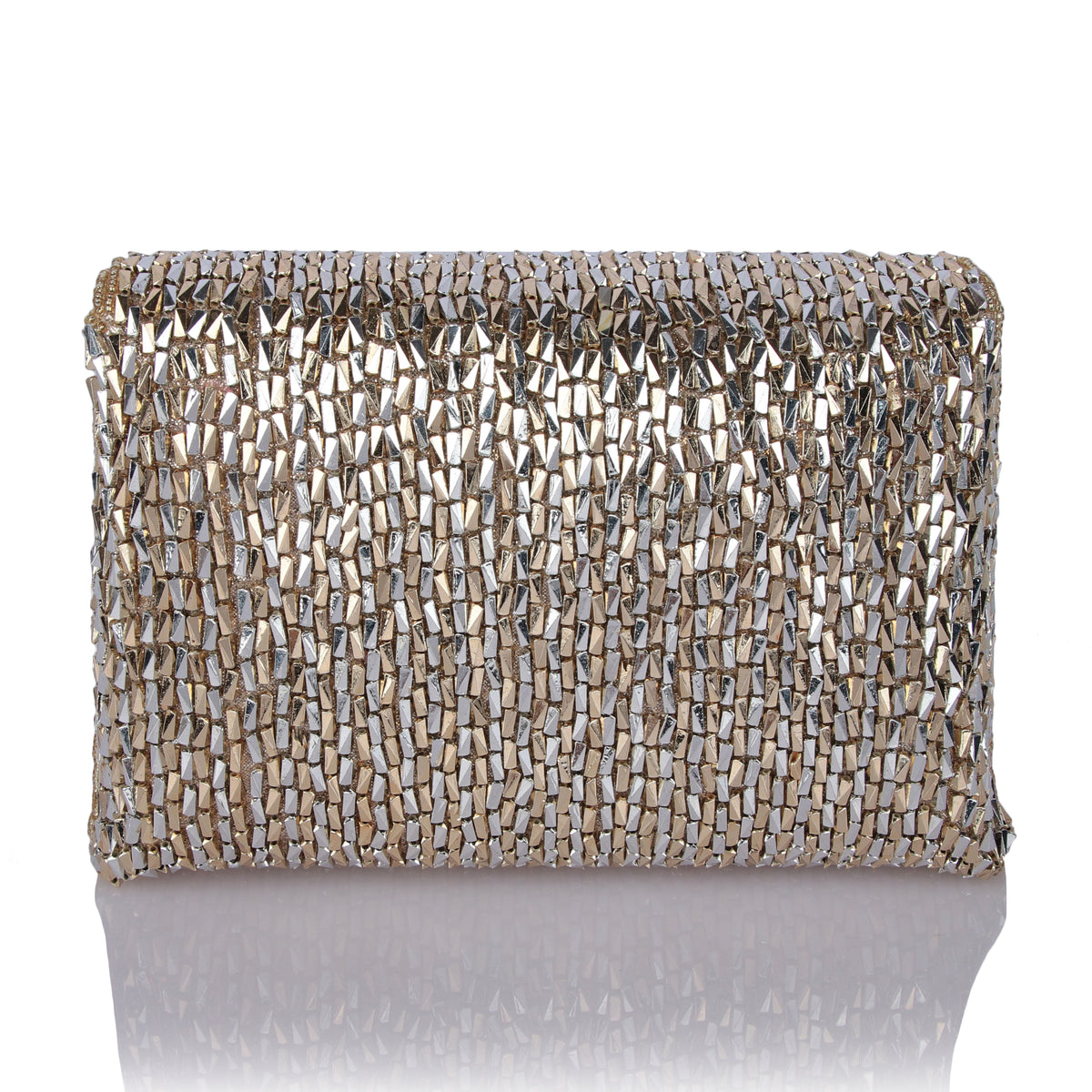 Champagne gold clutch