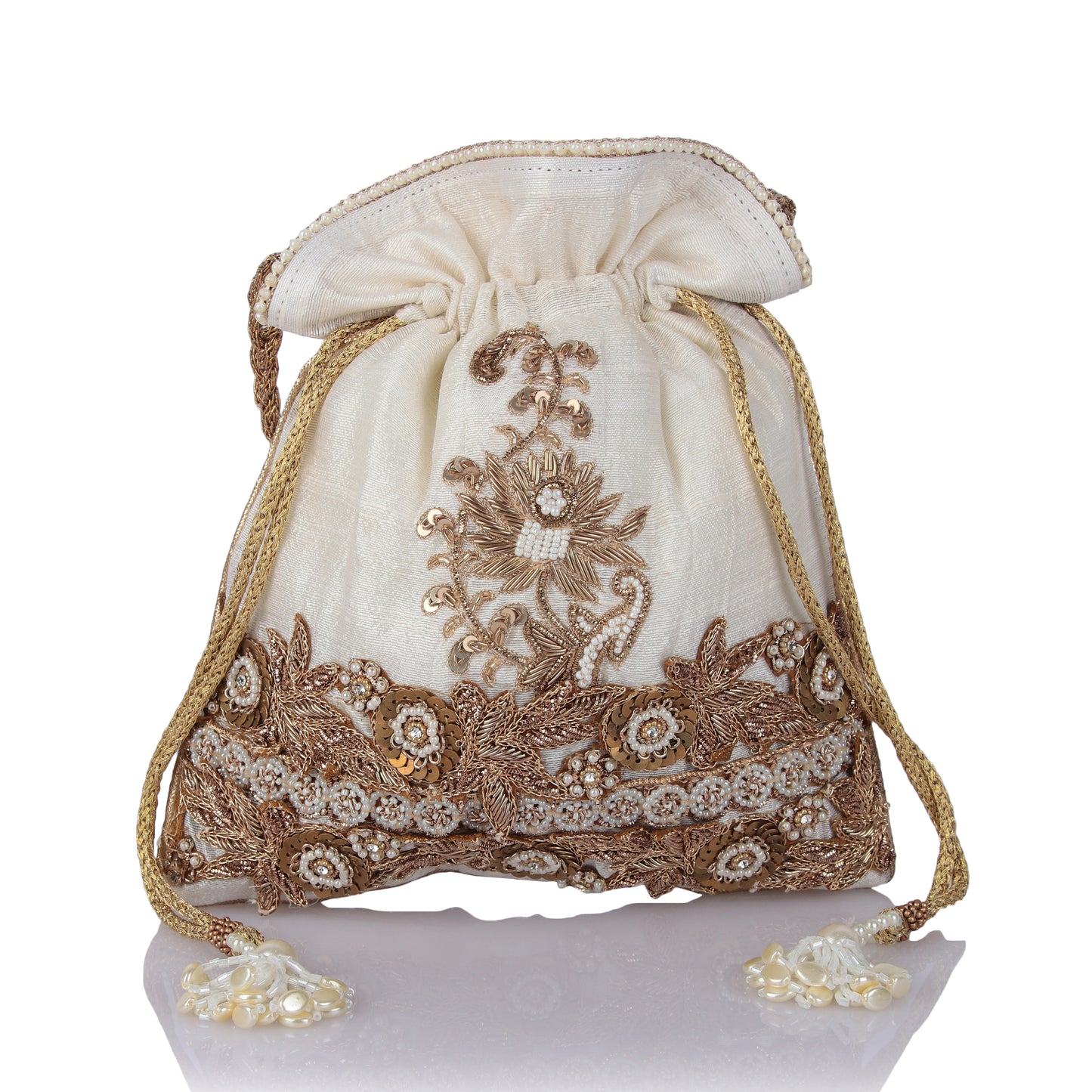 Shaayra beige potli