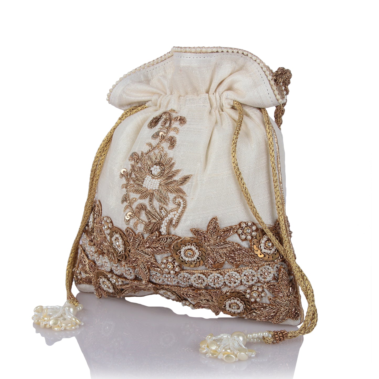 Shaayra beige potli