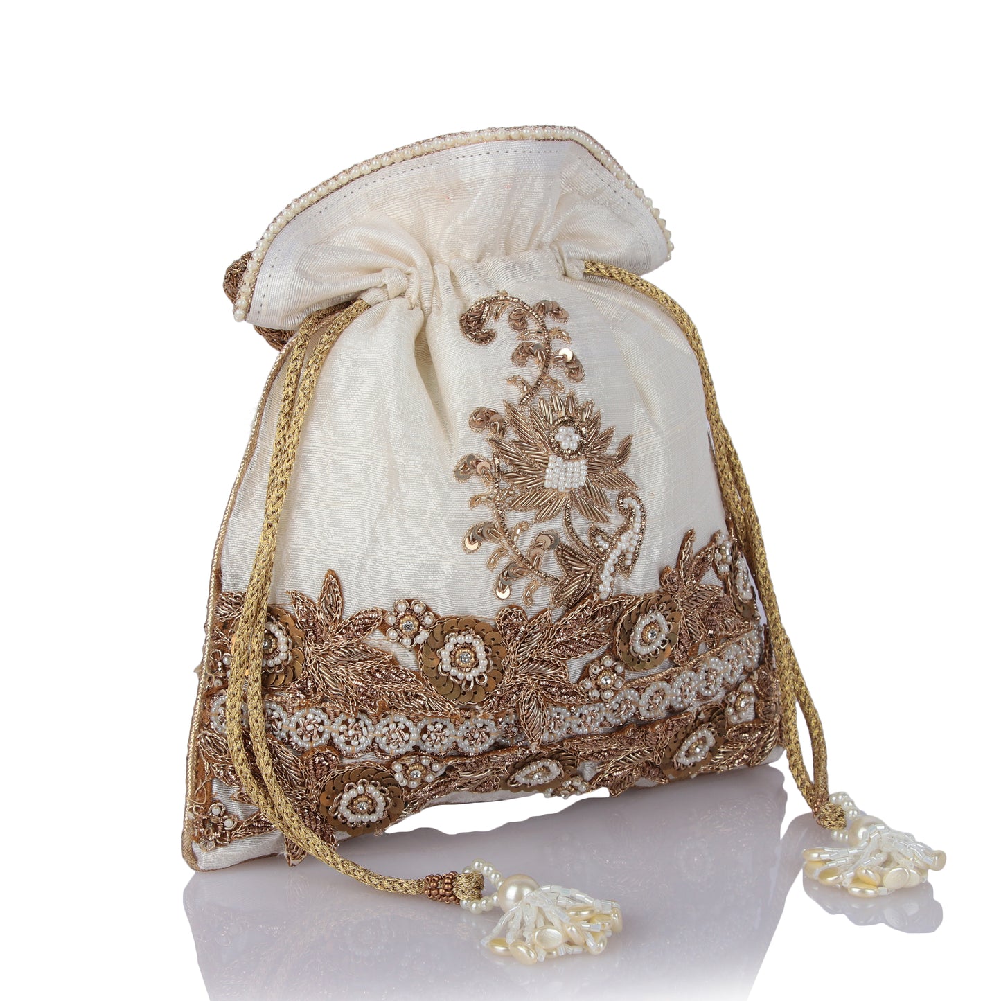 Shaayra beige potli