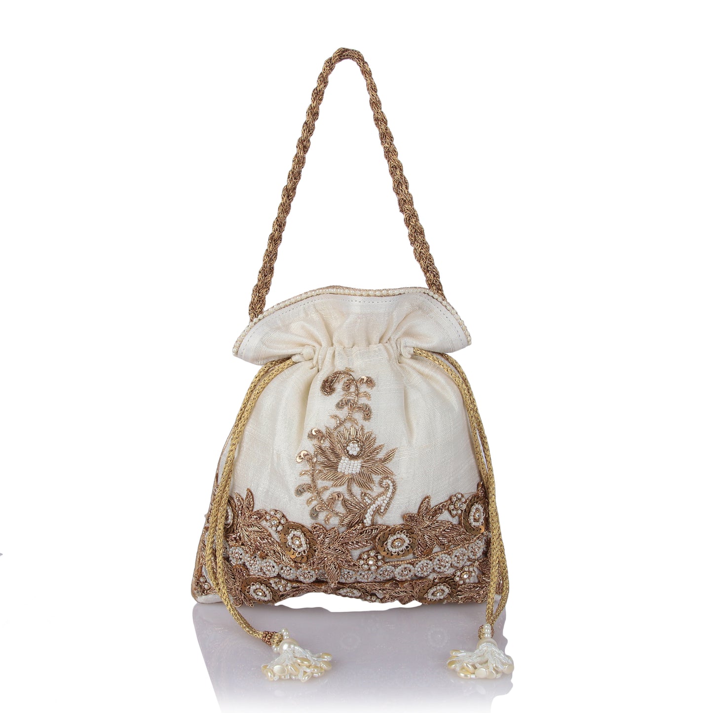 Shaayra beige potli