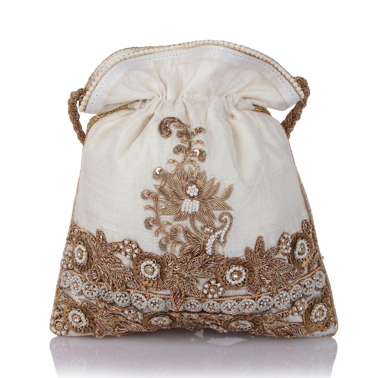 Shaayra beige potli