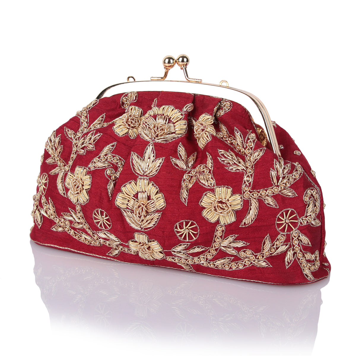 Scarlet Red Batua bag