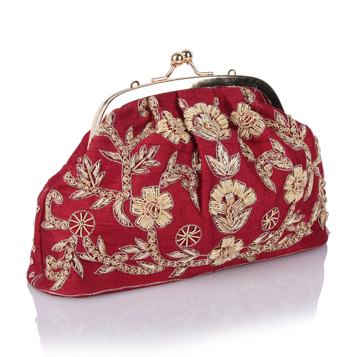 Scarlet Red Batua bag