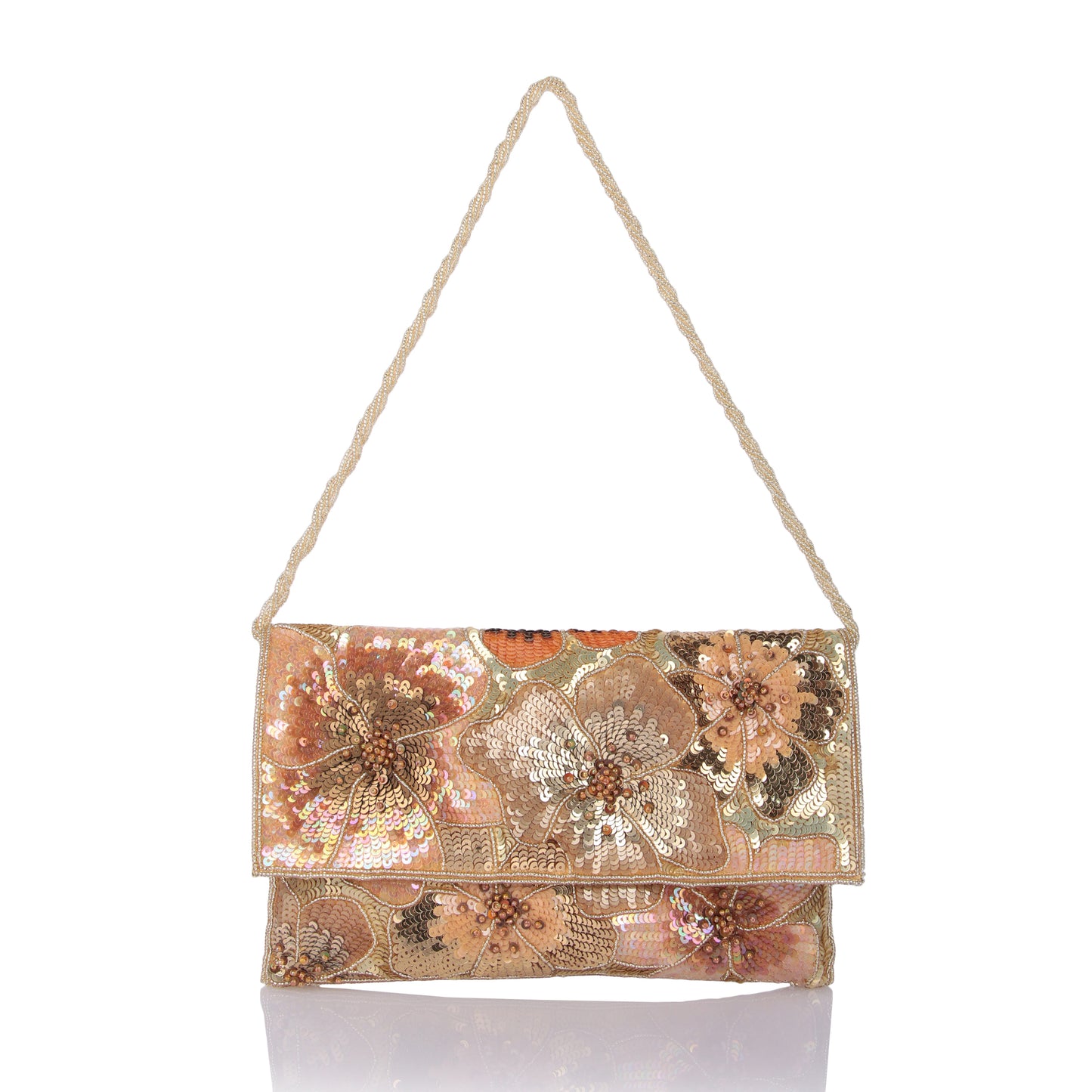 Ziya floral clutch