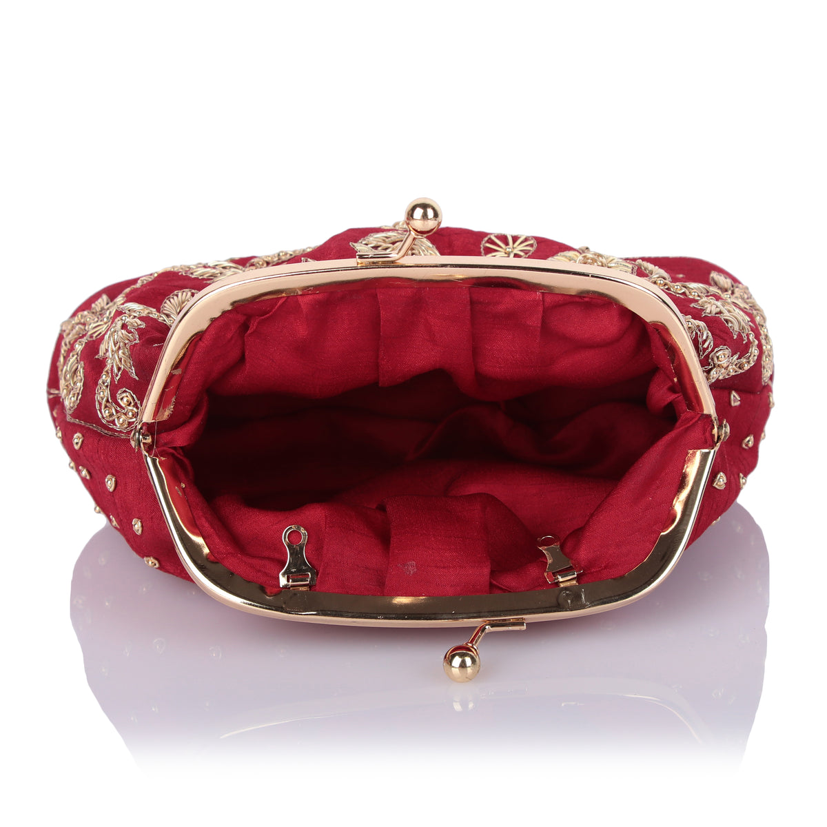 Scarlet Red Batua bag