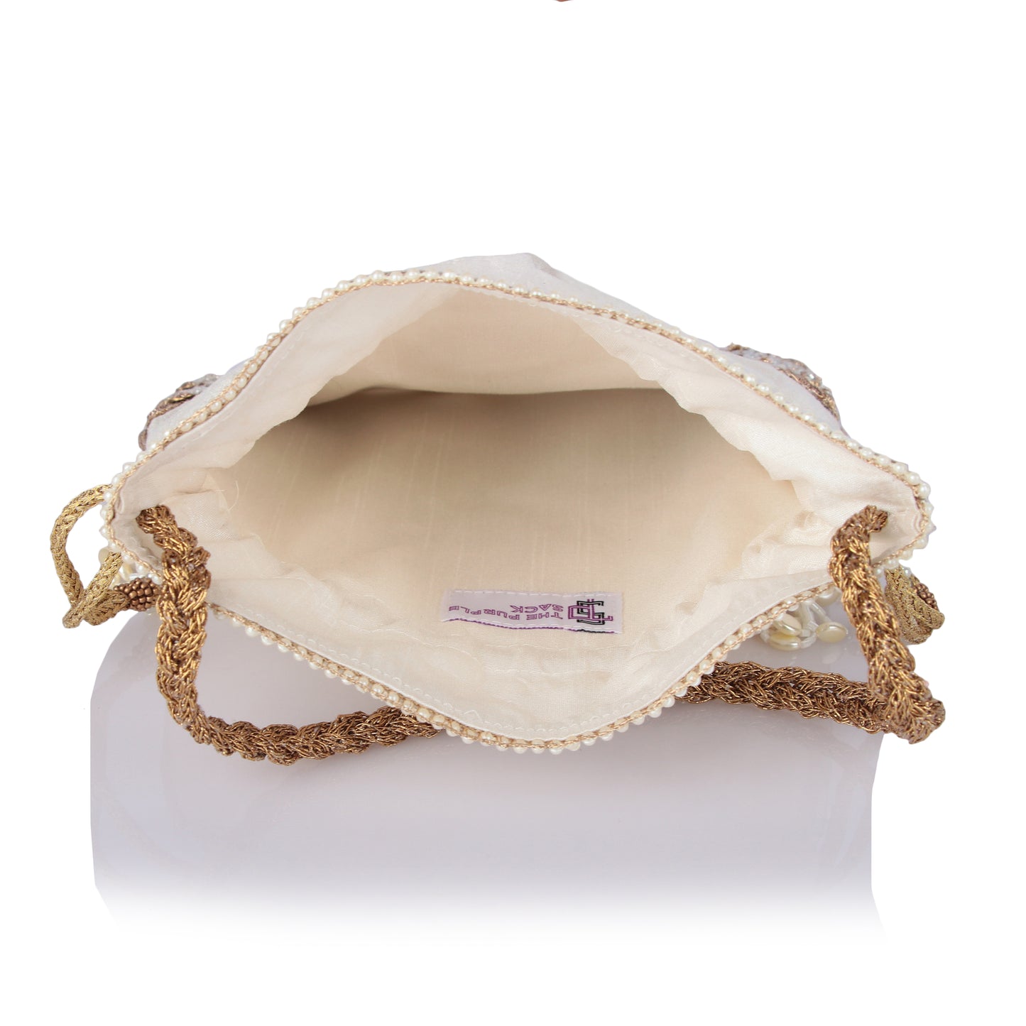 Shaayra beige potli