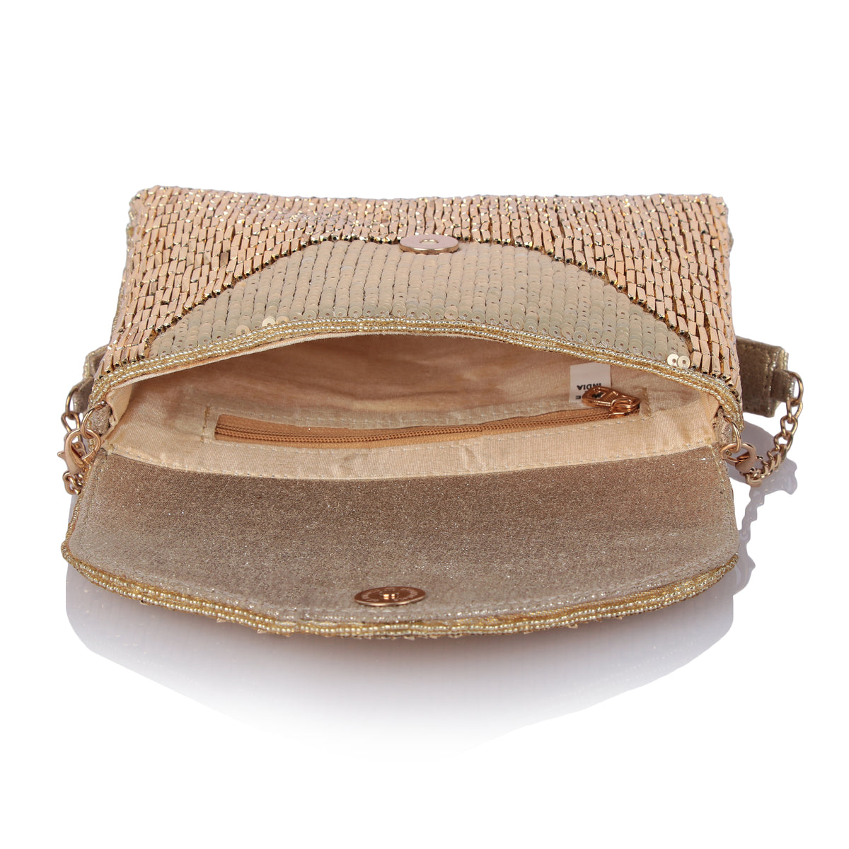 Cleopatra gold clutch