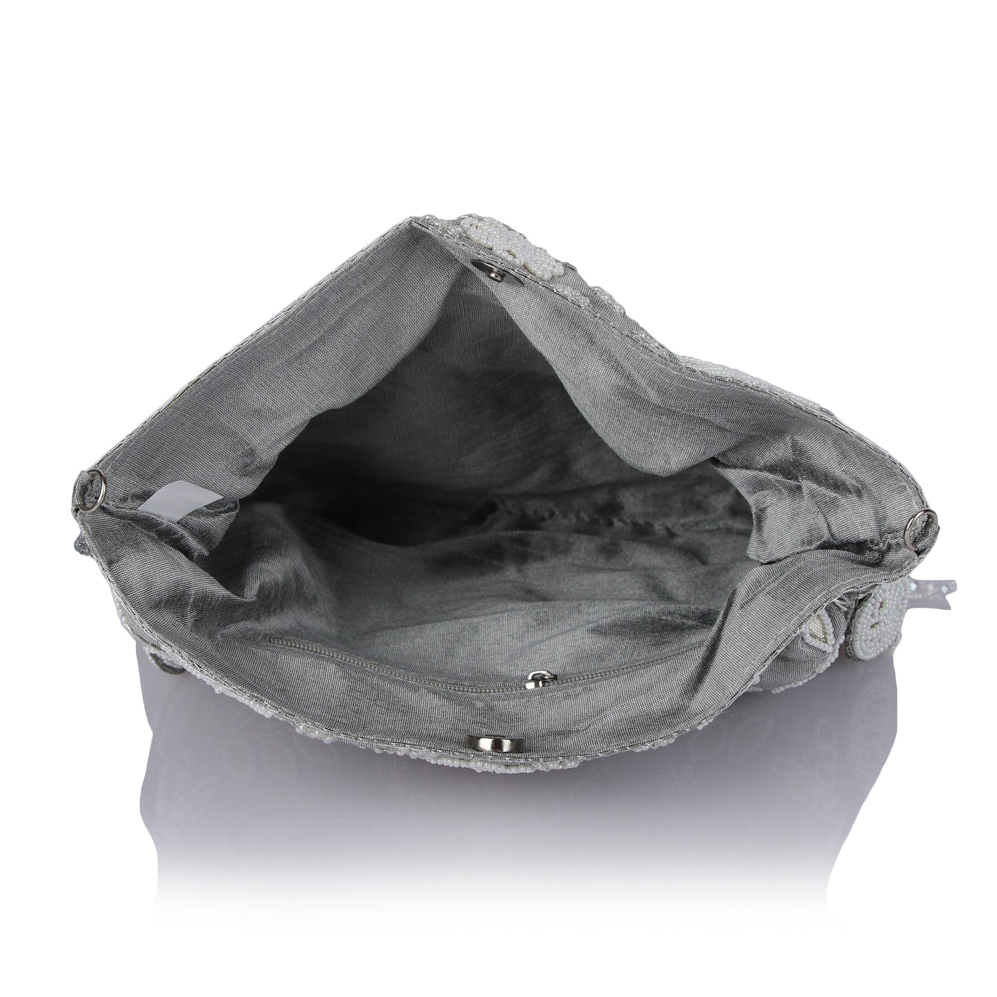 Eira silver potli bag