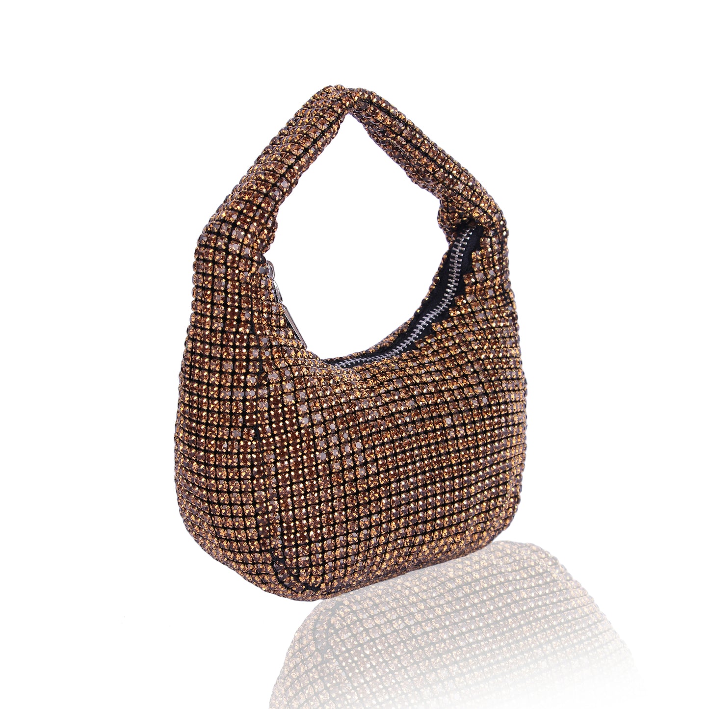 Champagne gold stone moon bag