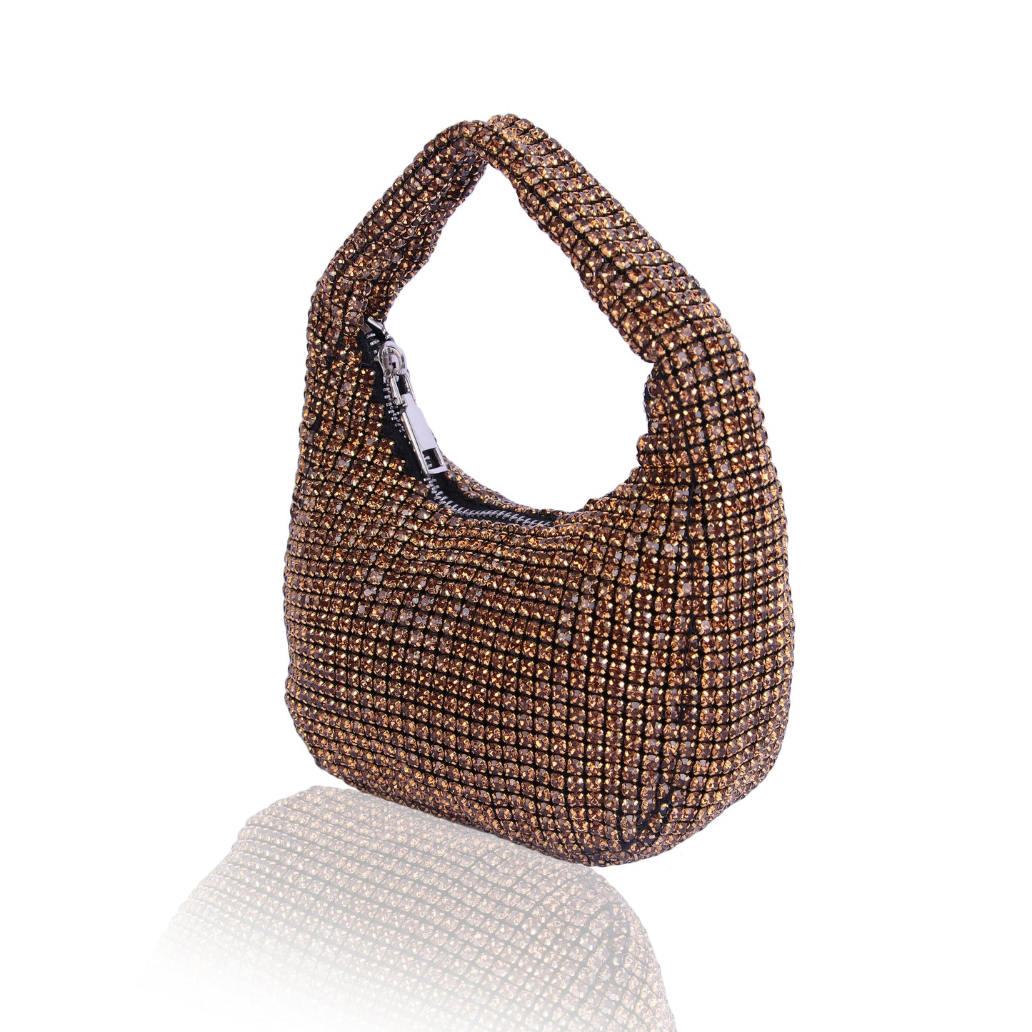 Champagne gold stone moon bag