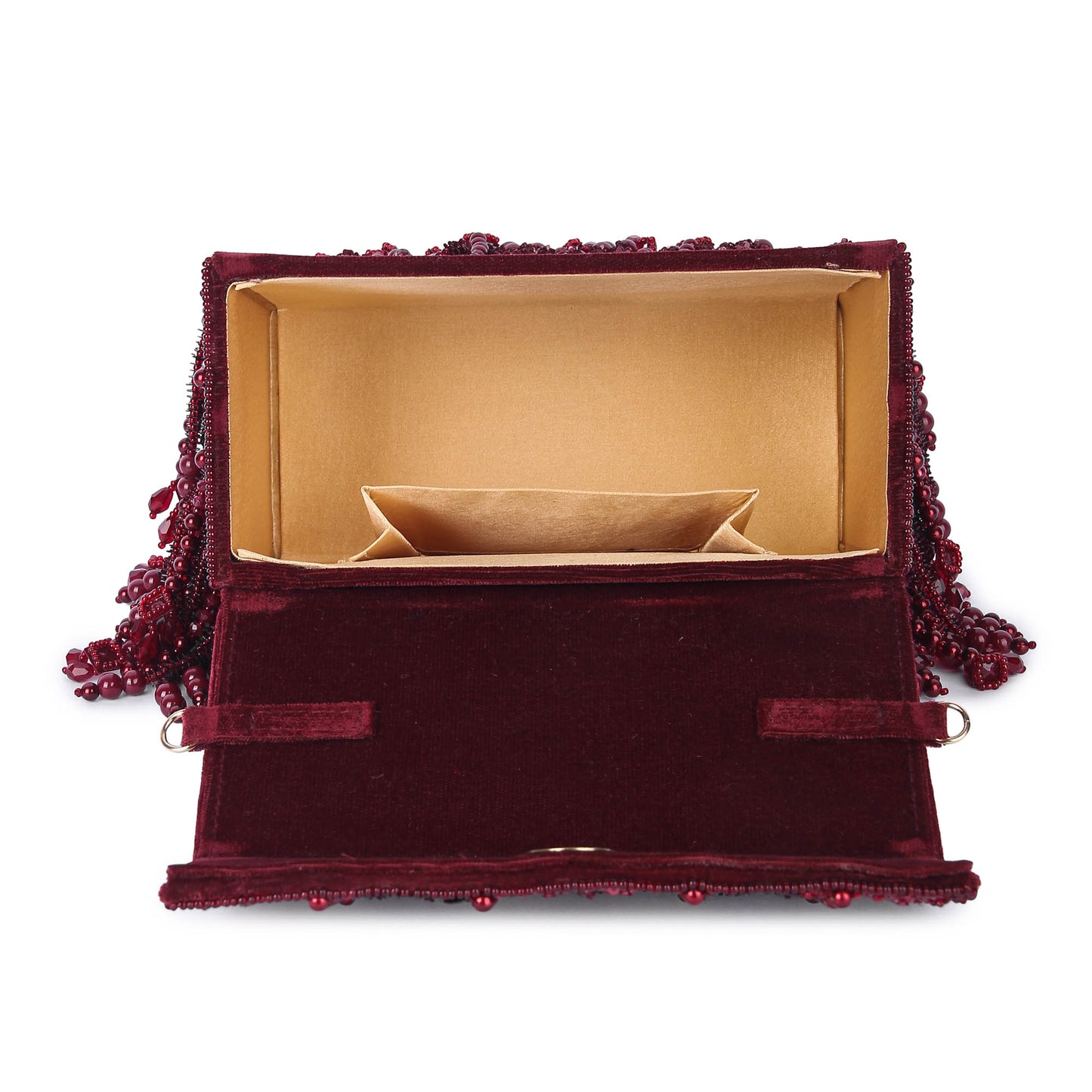 Maroon Minaa clutch