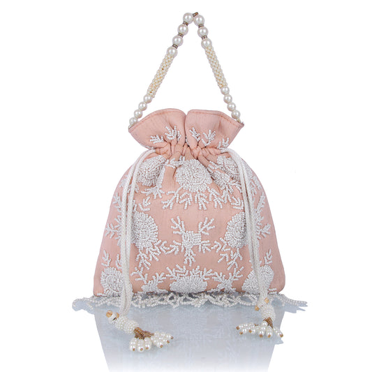 Pearl peech potli bag