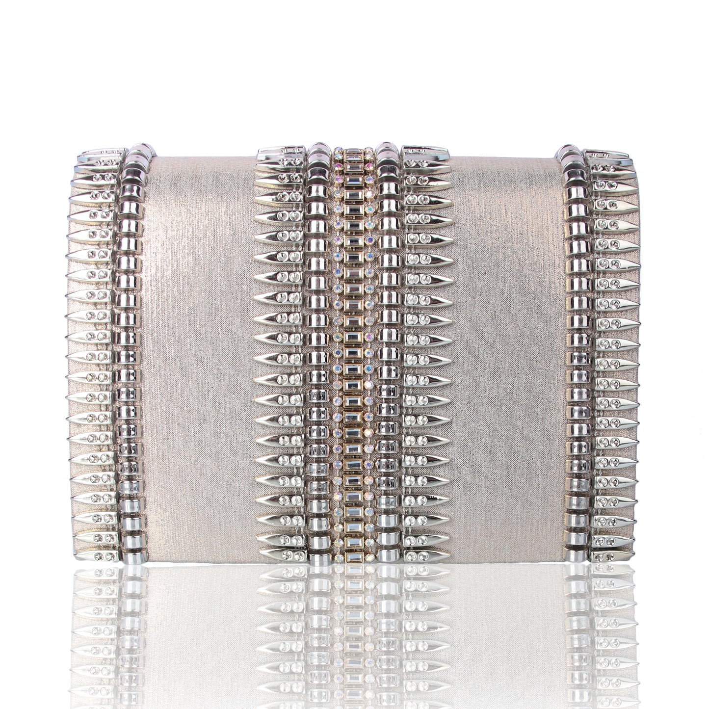 Aliezeah gold bling clutch