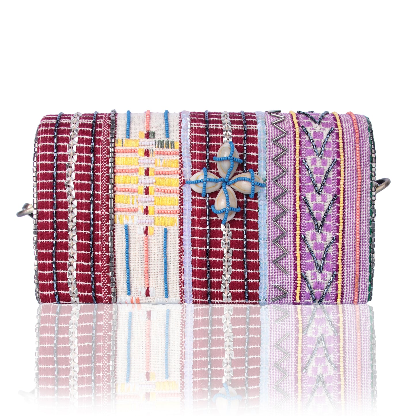 Boho casual sling cum clutch