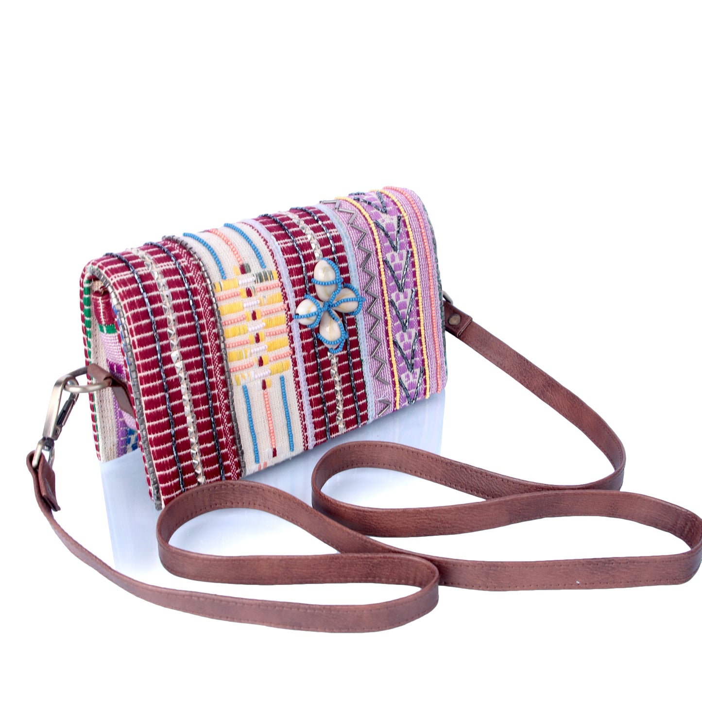 Boho casual sling cum clutch