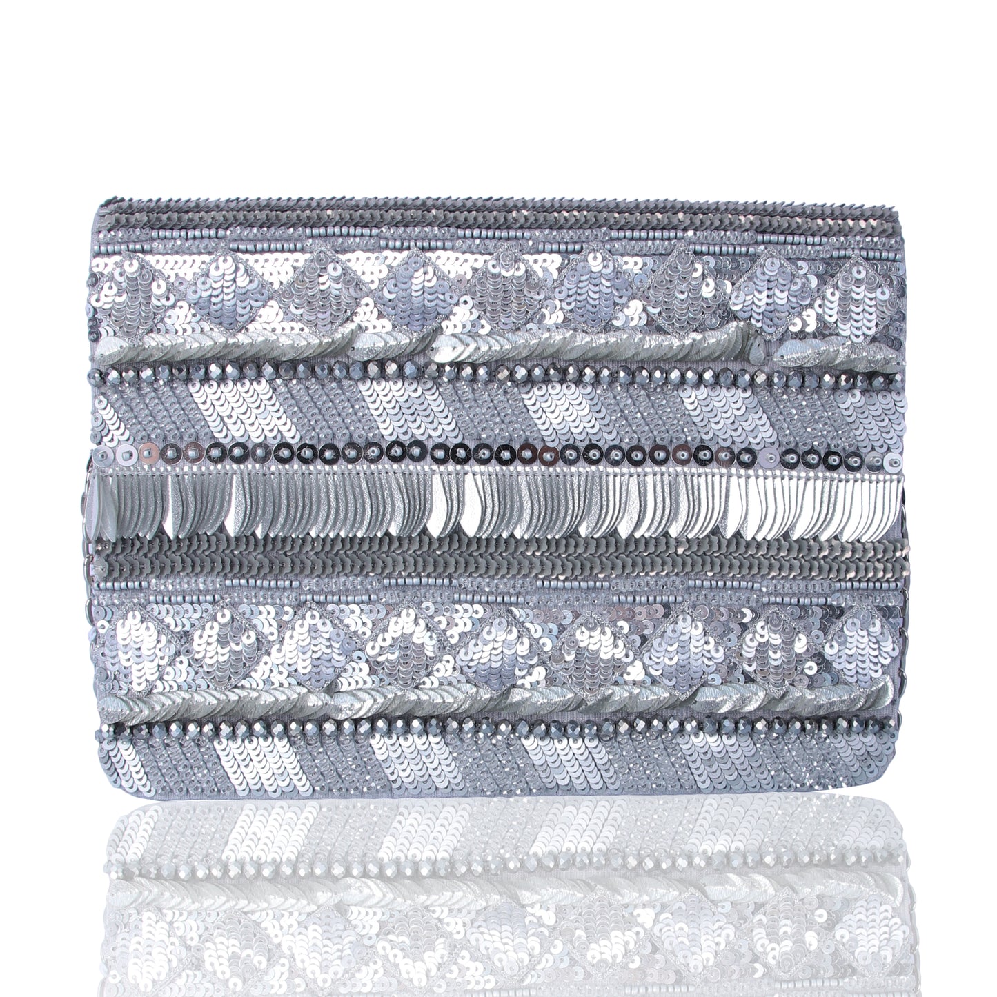 Silver sheesha clutch