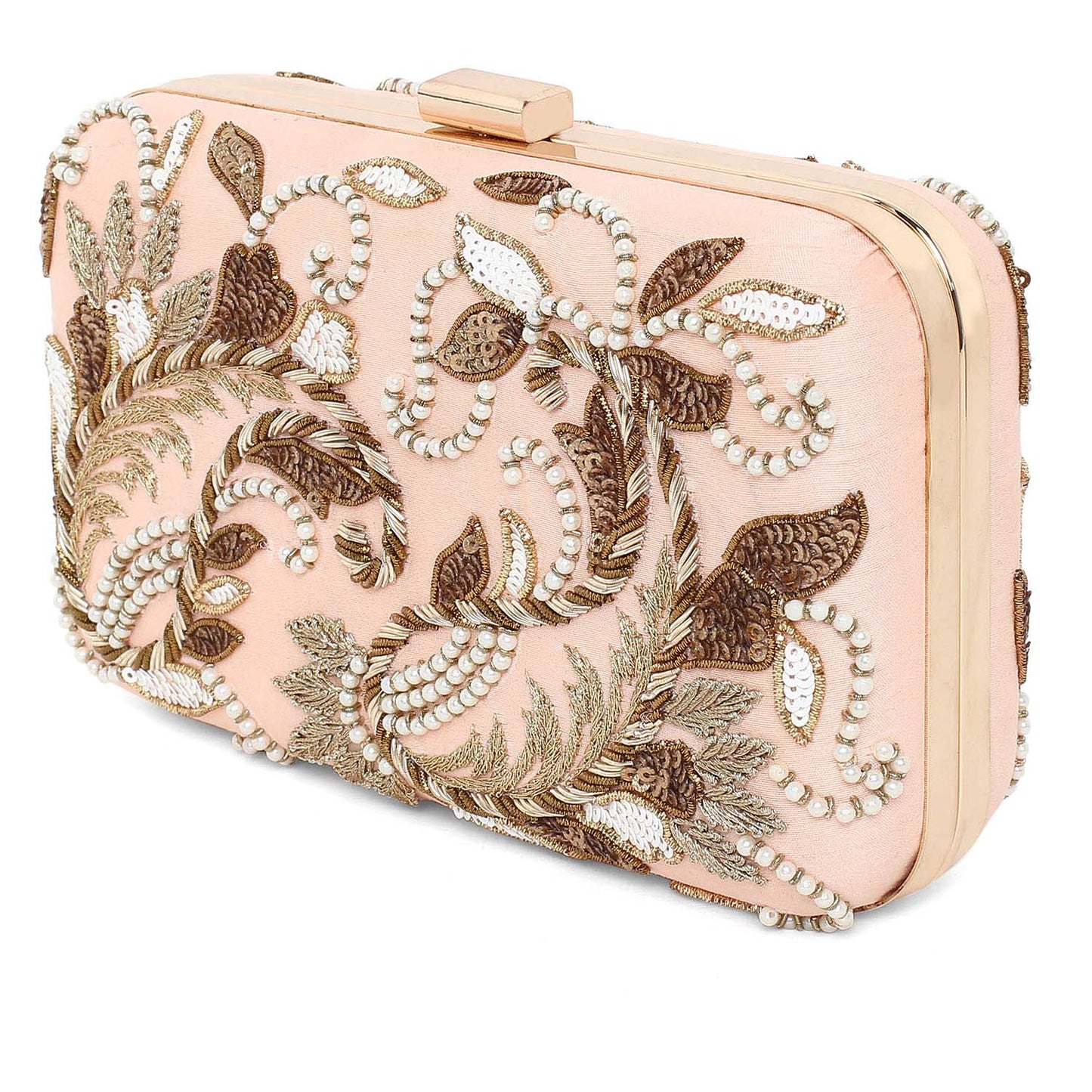 Peech double paisley clutch