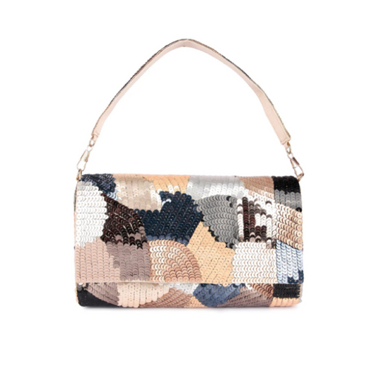Sequin fiesta clutch