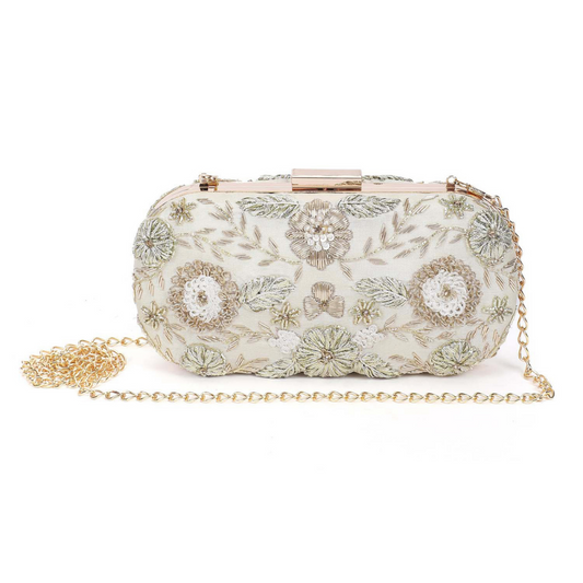 Angelic gold clutch